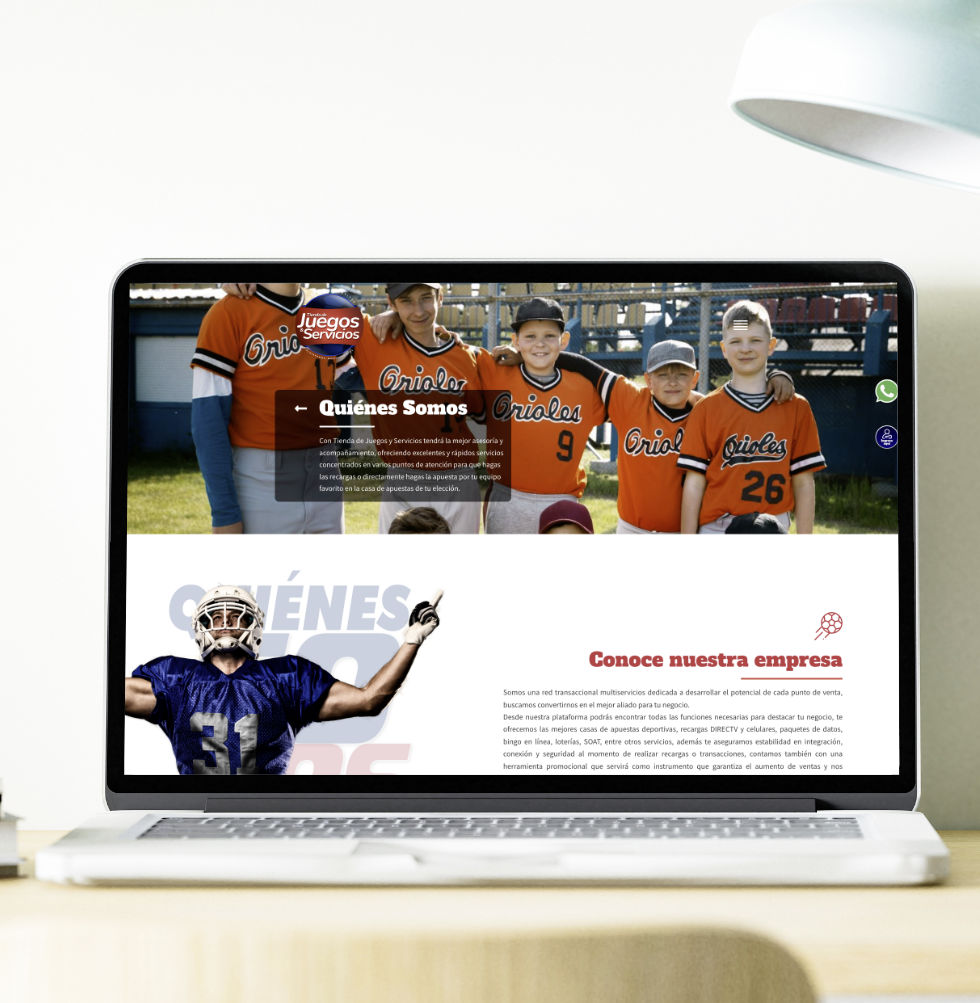 Tienda de Juegos y Servicios