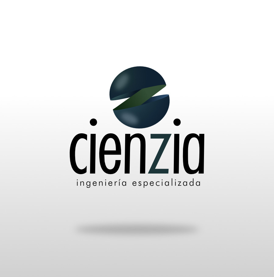 Diseño de Logotipo Cienzia: Branding para Ingeniería Especializada e Innovación | Artedinámico, diseño y re-diseño de logotipo, diseño de distintivos corporativos, diseño de símbolo corporativo, medellin colombia.