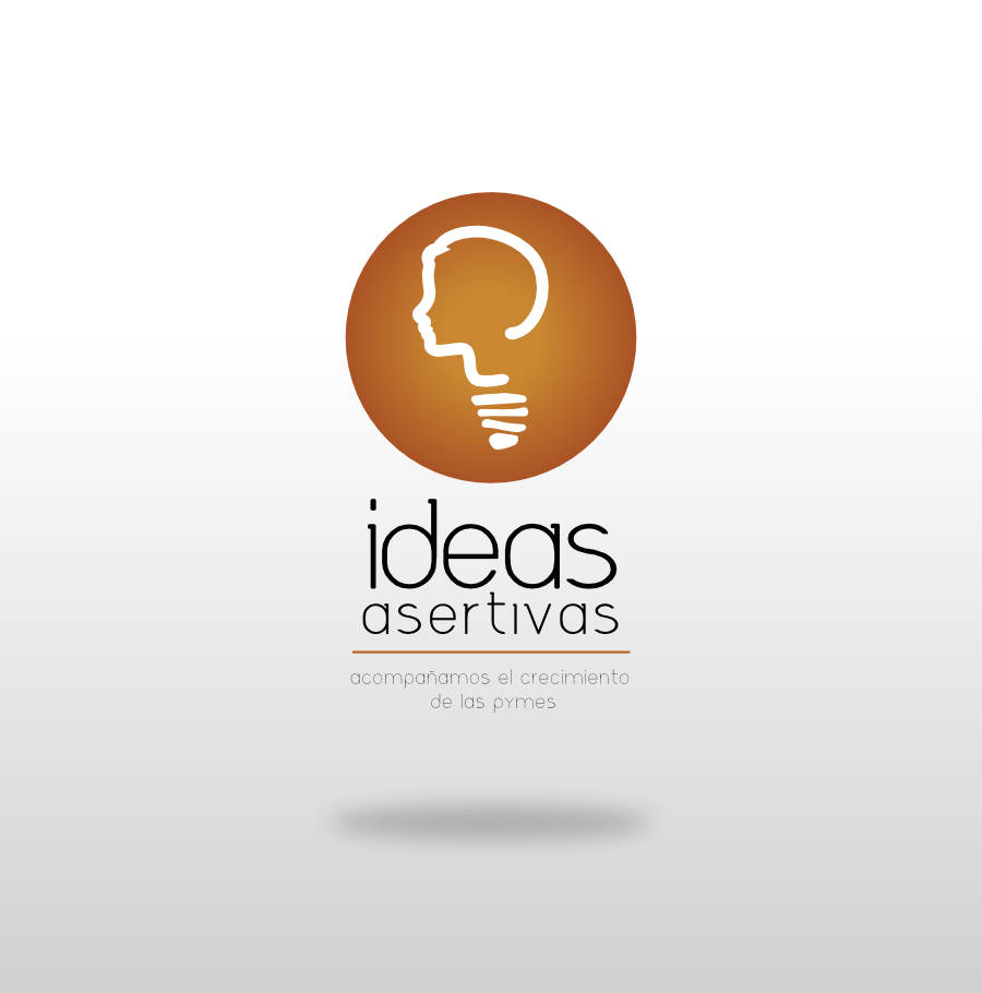 Diseño de Logotipo Ideas Asertivas: Branding para Consultoría y Estrategia PYME | Artedinámico, diseño y re-diseño de logotipo, diseño de distintivos corporativos, diseño de símbolo corporativo, medellin colombia.
