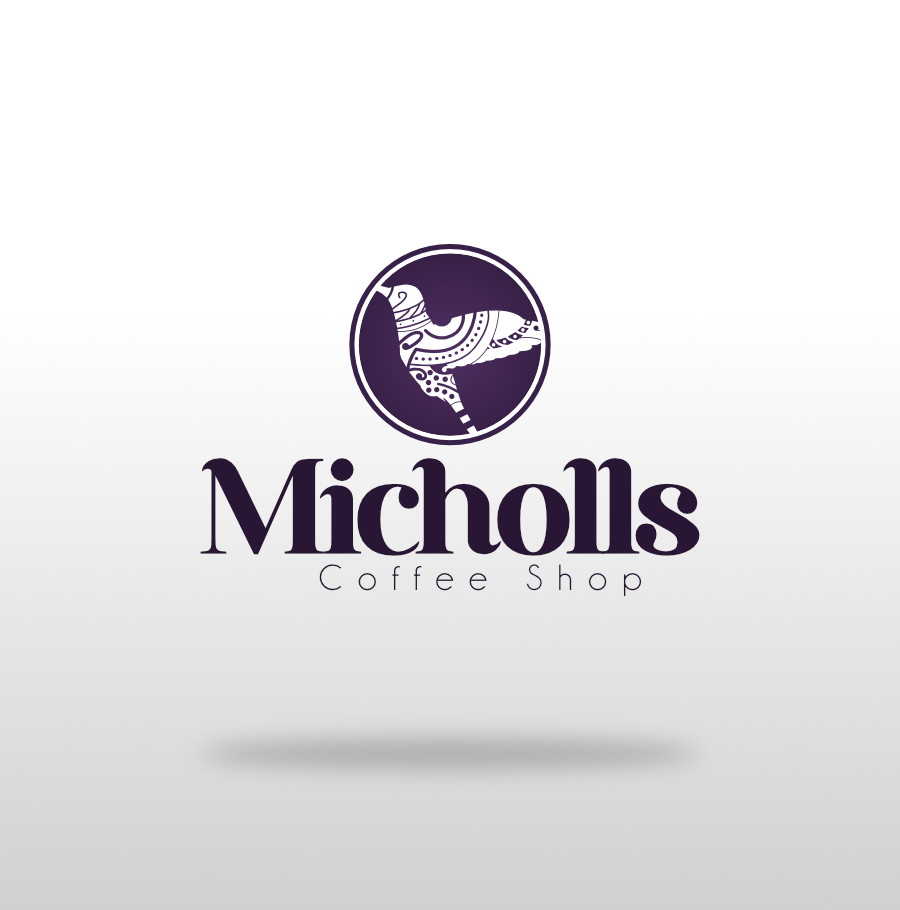Diseño de Logotipo Micholls Coffee Shop: Branding para Cafeterías de Autor | Artedinámico, diseño y re-diseño de logotipo, diseño de distintivos corporativos, diseño de símbolo corporativo, medellin colombia.