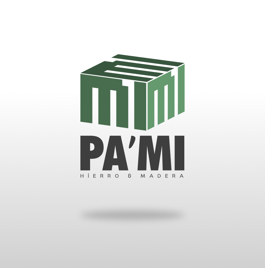Diseño de Logotipo PA'MI: Branding de Mobiliario en Hierro y Madera | Artedinámico, diseño y re-diseño de logotipo, diseño de distintivos corporativos, diseño de símbolo corporativo, medellin colombia.