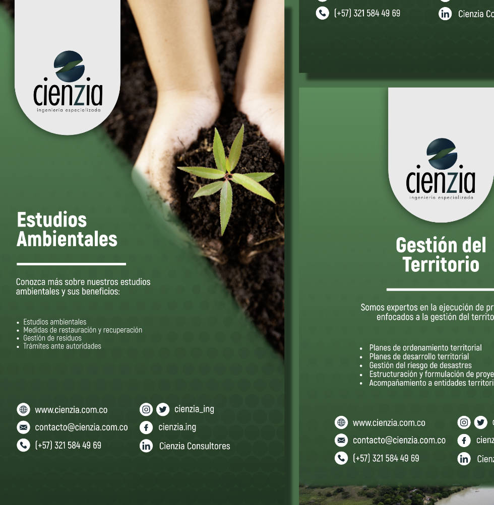 Cienzia piezas gráficas