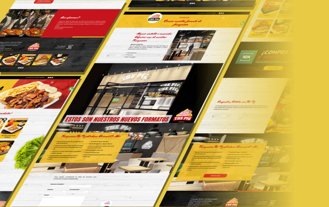 Portafolio /&nbsp;Diseño web&nbsp;/&nbsp;The Pig