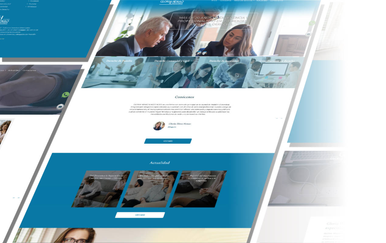 Portafolio /&nbsp;Diseño web&nbsp;/&nbsp;Gloria Henao