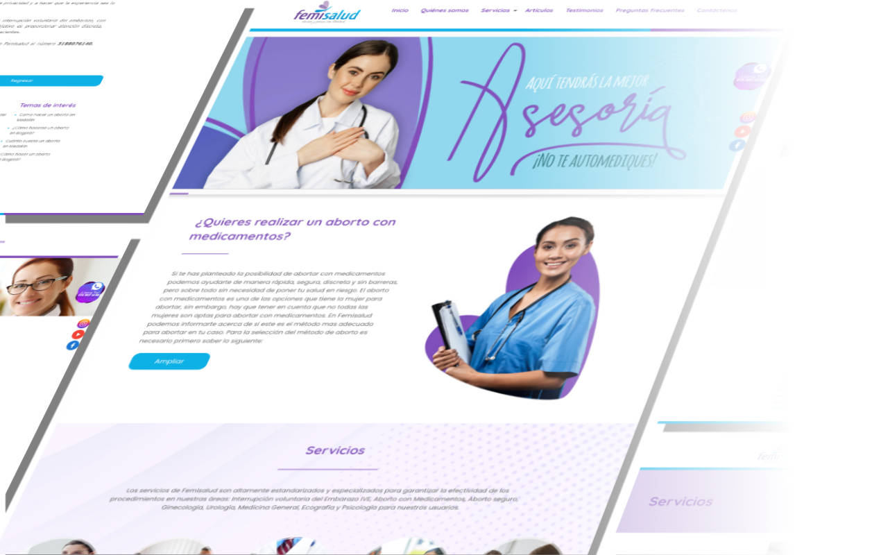Portafolio /&nbsp;Diseño web&nbsp;/&nbsp;Femisalud