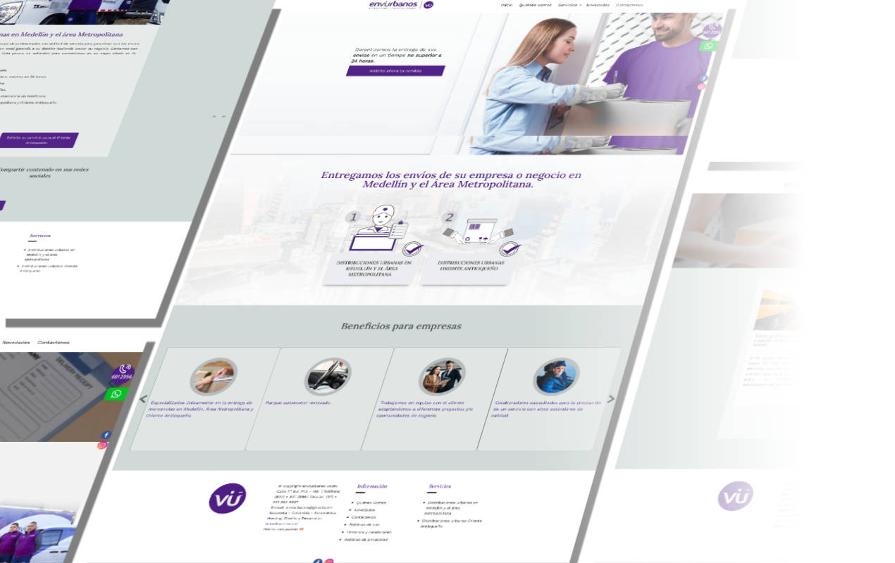 Portafolio /&nbsp;Diseño web&nbsp;/&nbsp;Enviurbanos