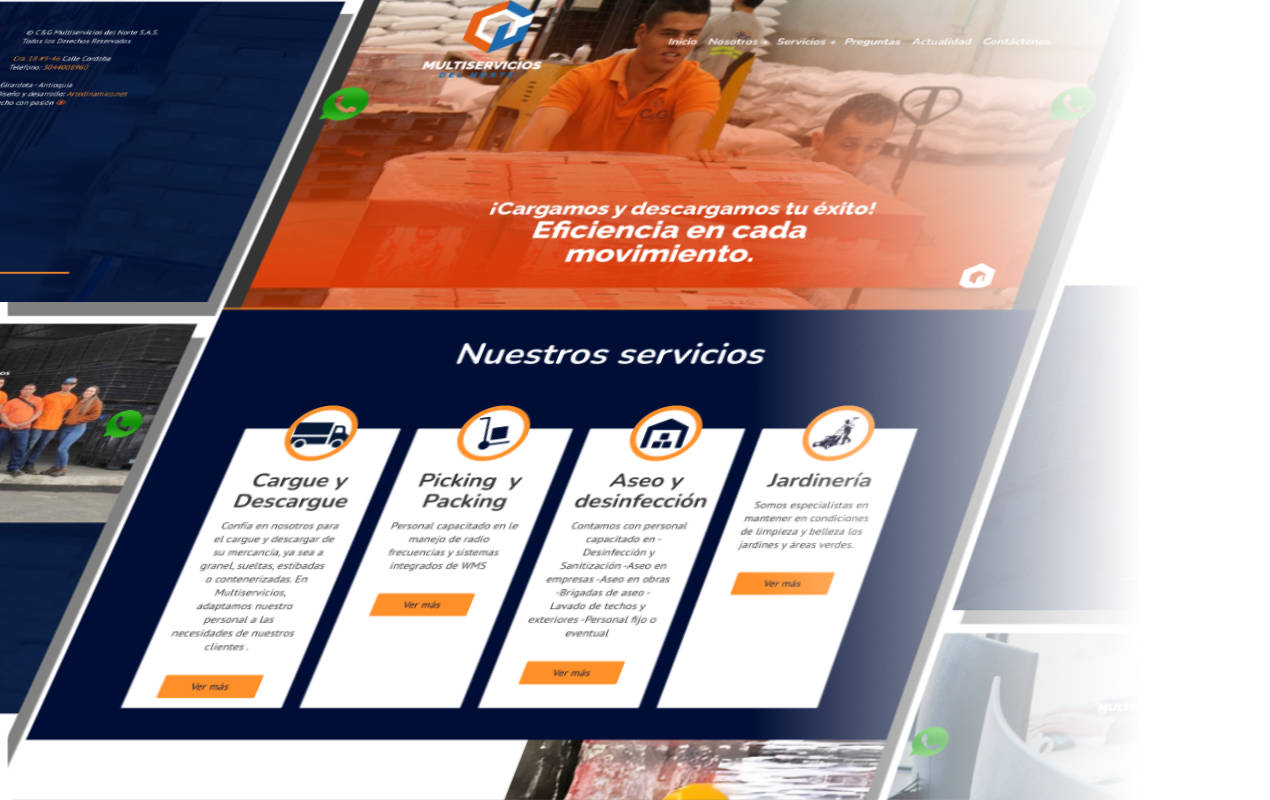 Portafolio /&nbsp;Diseño web&nbsp;/&nbsp;C&G Multiservicios
