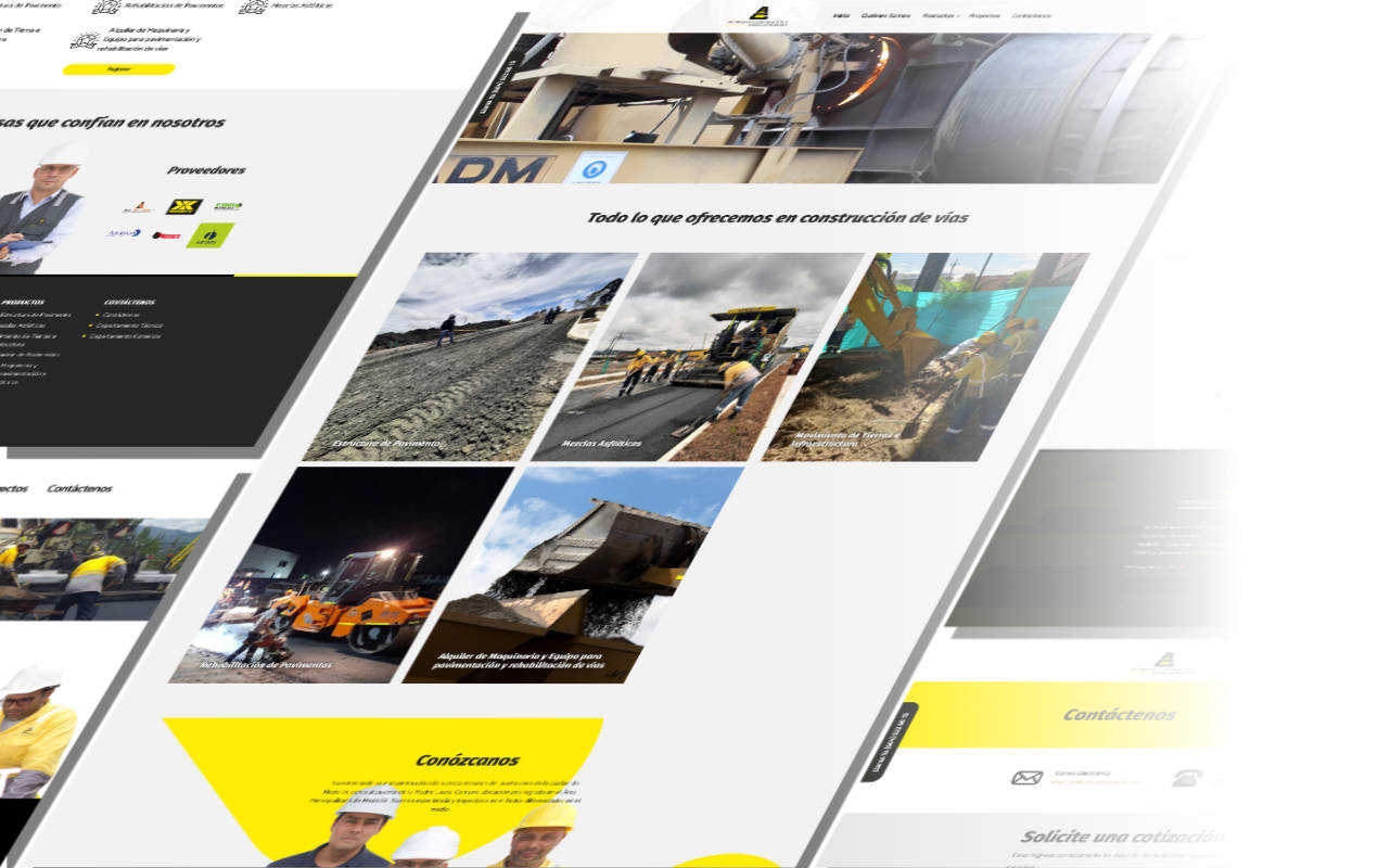 Portafolio /&nbsp;Diseño web&nbsp;/&nbsp;Asfaltadora Colombia