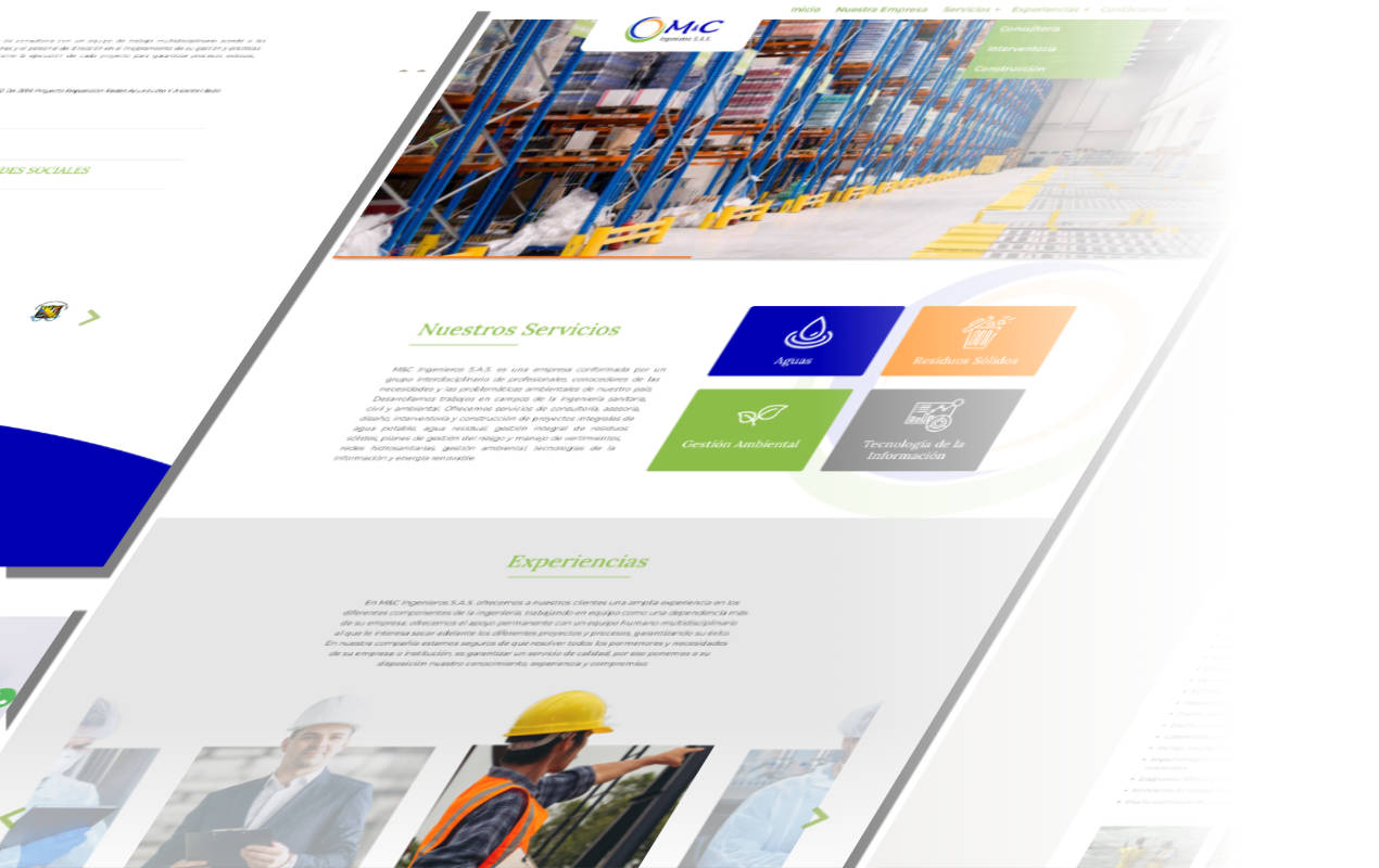 Portafolio /&nbsp;Diseño web&nbsp;/&nbsp;MYC Ingenieros S.A.S.