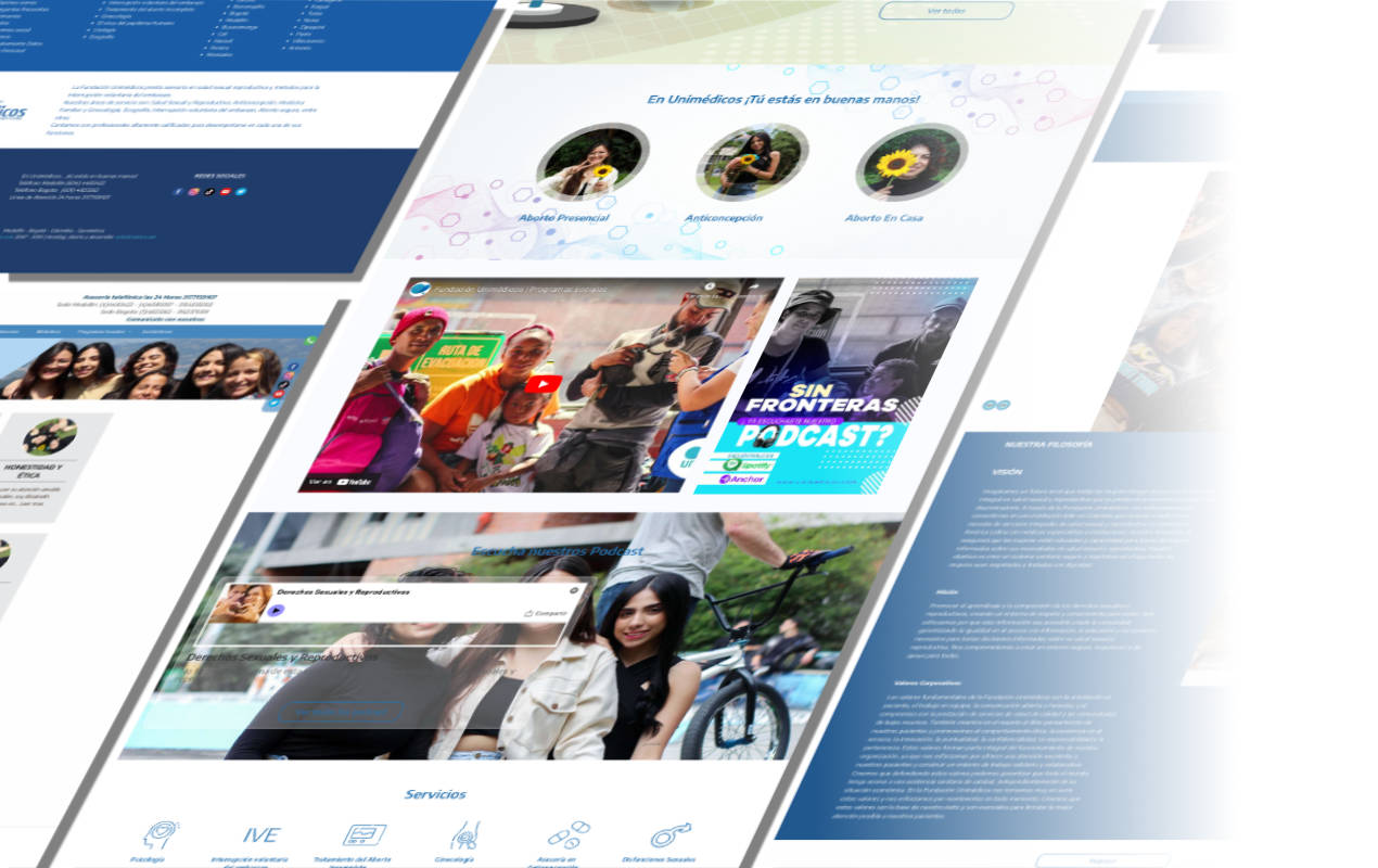 Portafolio /&nbsp;Diseño web&nbsp;/&nbsp;Fundación Unimédicos