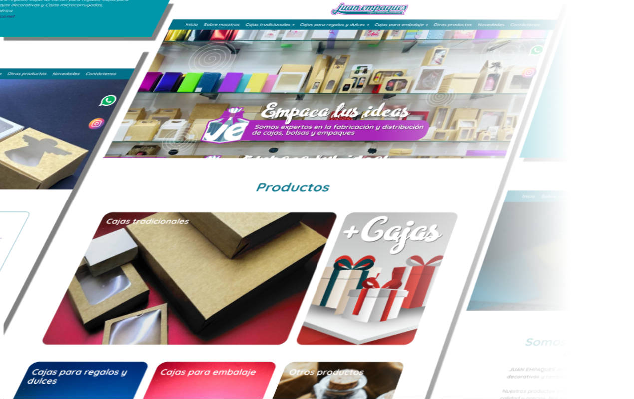 Portafolio /&nbsp;Diseño web&nbsp;/&nbsp;Juan Empaques