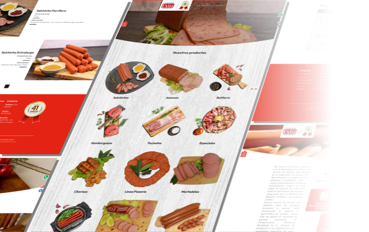 Portafolio /&nbsp;Diseño web&nbsp;/&nbsp;Carnes Frías Extra