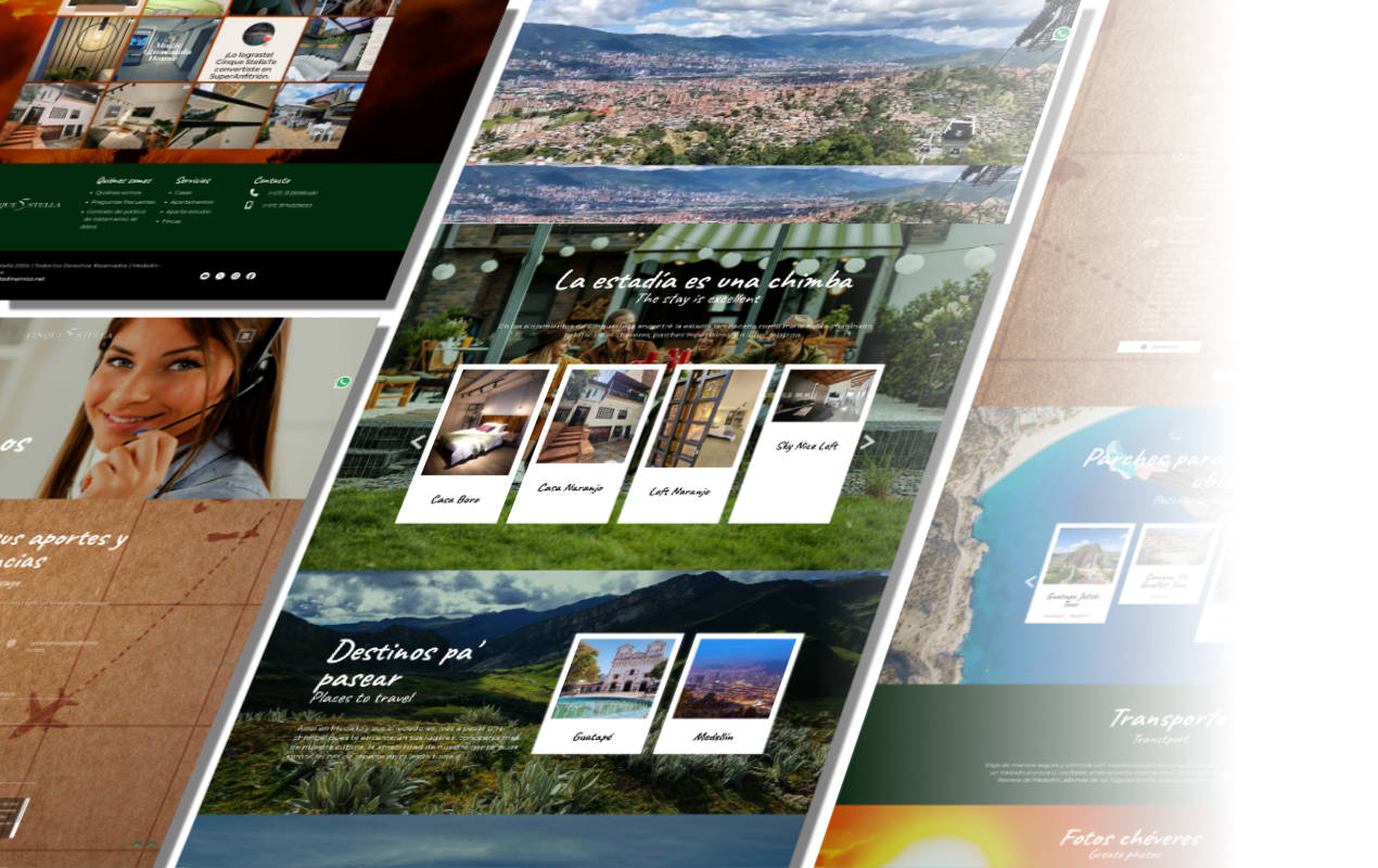 Portafolio /&nbsp;Diseño web&nbsp;/&nbsp;Cinquestella Experiences