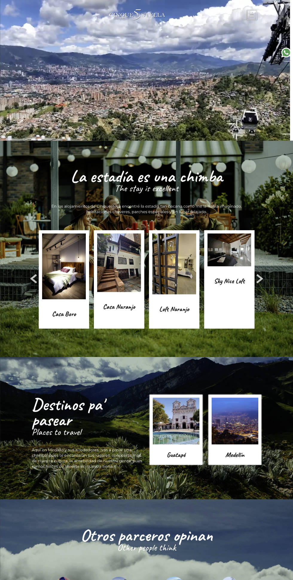 Cinquestella Experiences