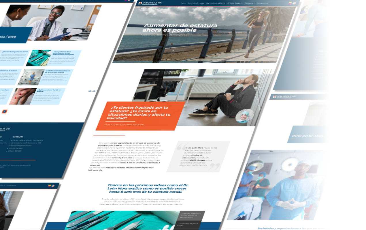 Portafolio /&nbsp;Diseño web&nbsp;/&nbsp;Doctor León Mora MD