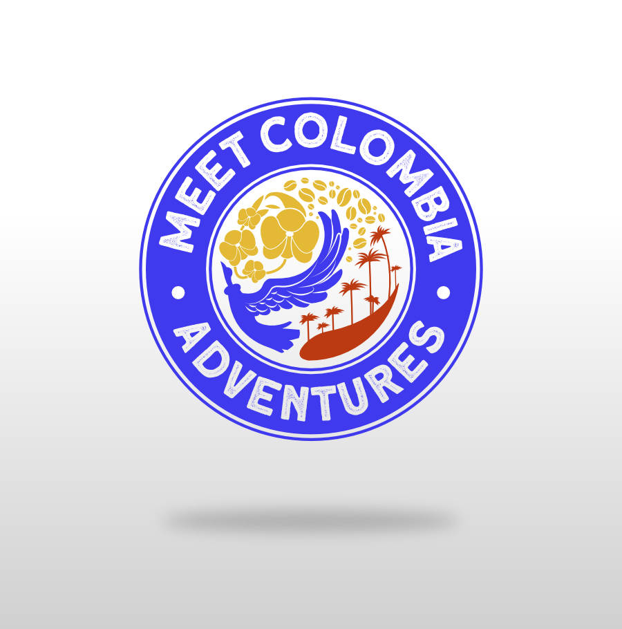 Diseño de Logotipo para Meet Colombia Adventures: Branding Turístico | Artedinámico, diseño y re-diseño de logotipo, diseño de distintivos corporativos, diseño de símbolo corporativo, medellin colombia.