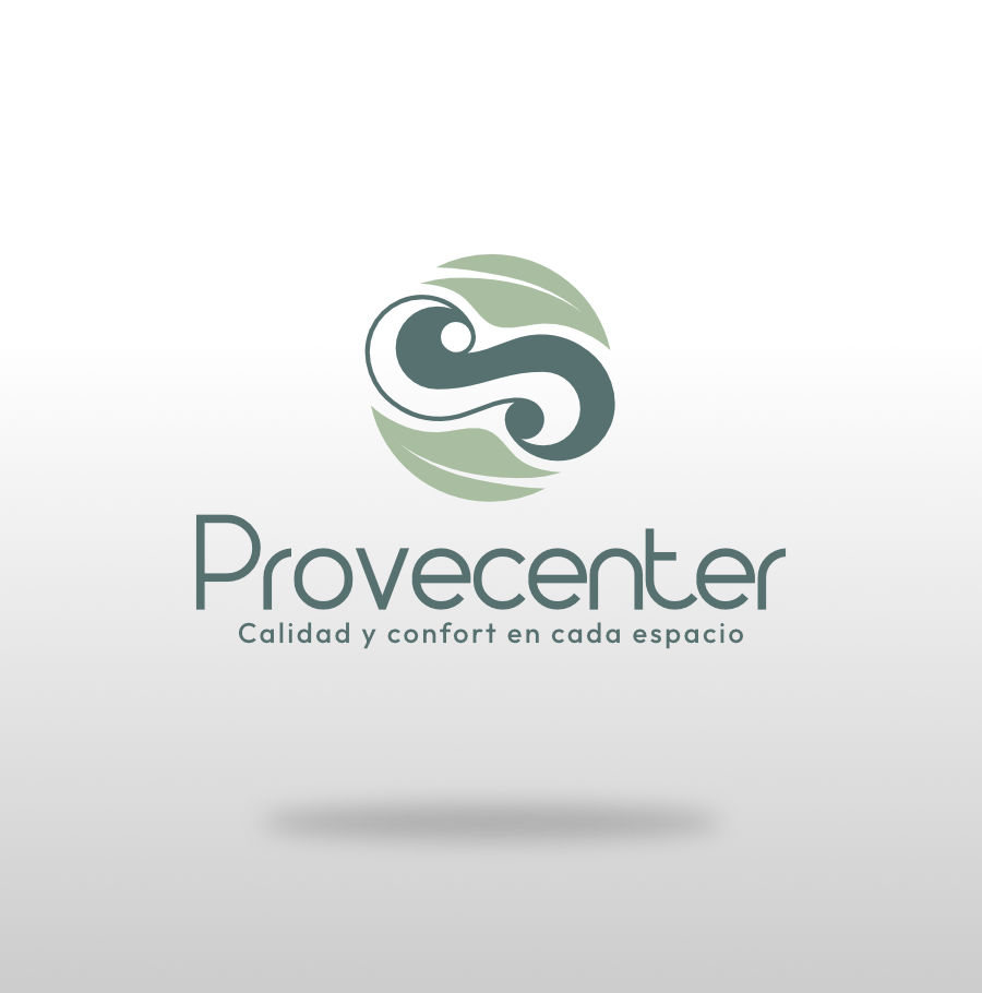 Diseño de Logotipo para Provecenter: Identidad Visual de Confort | Artedinámico, diseño y re-diseño de logotipo, diseño de distintivos corporativos, diseño de símbolo corporativo, medellin colombia.