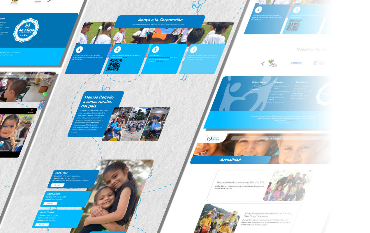 Portafolio /&nbsp;Diseño web&nbsp;/&nbsp;Corporación San Luis