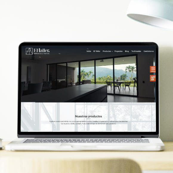 Metálicas y Vidrios El Taller - Web