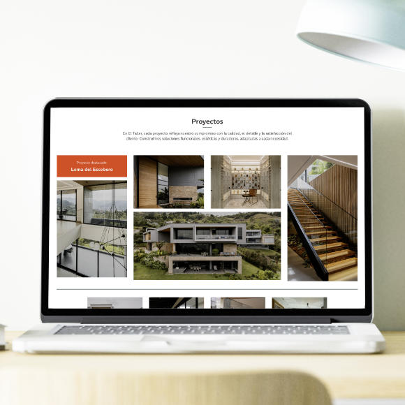 Metálicas y Vidrios El Taller - Web