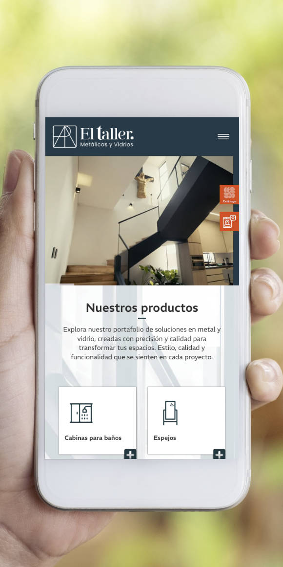 Metálicas y Vidrios El Taller - Web