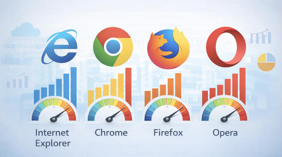 Comparamos velocidad, rendimiento y más de Internet Explorer, Chrome, Firefox y Opera