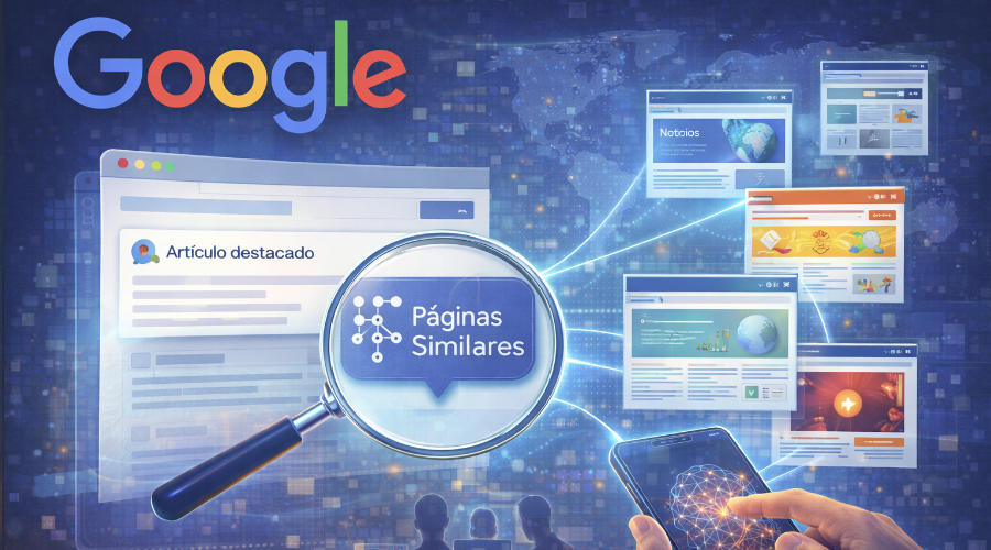Google relanza "Páginas Similares"