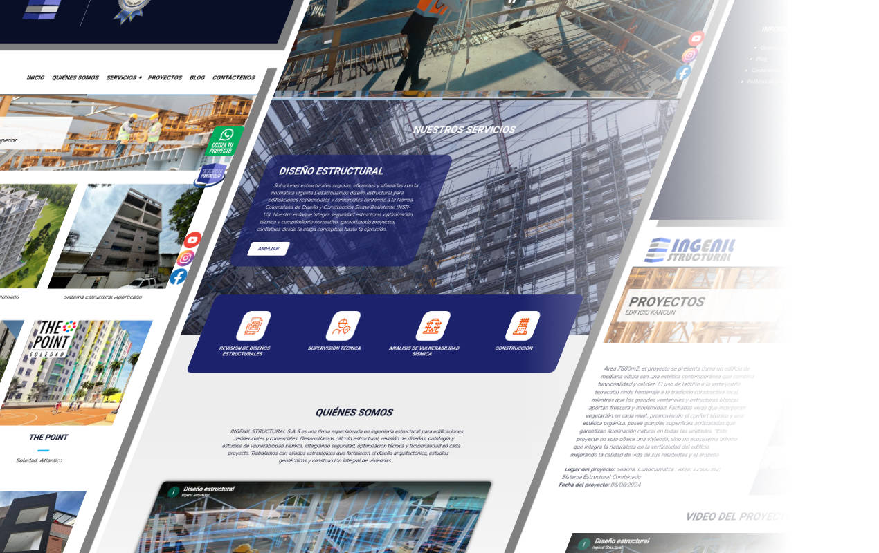 Portafolio /&nbsp;Diseño web&nbsp;/&nbsp;Ingenil