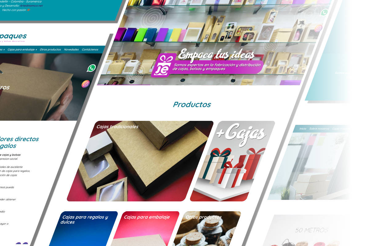 Portafolio /&nbsp;Diseño web&nbsp;/&nbsp;Juan Empaques