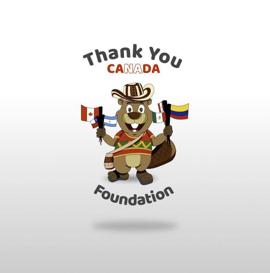 Diseño de Logotipo Thank You Canada Foundation |Artedinámico, diseño y re-diseño de logotipo, diseño de distintivos corporativos, diseño de símbolo corporativo, medellin colombia.